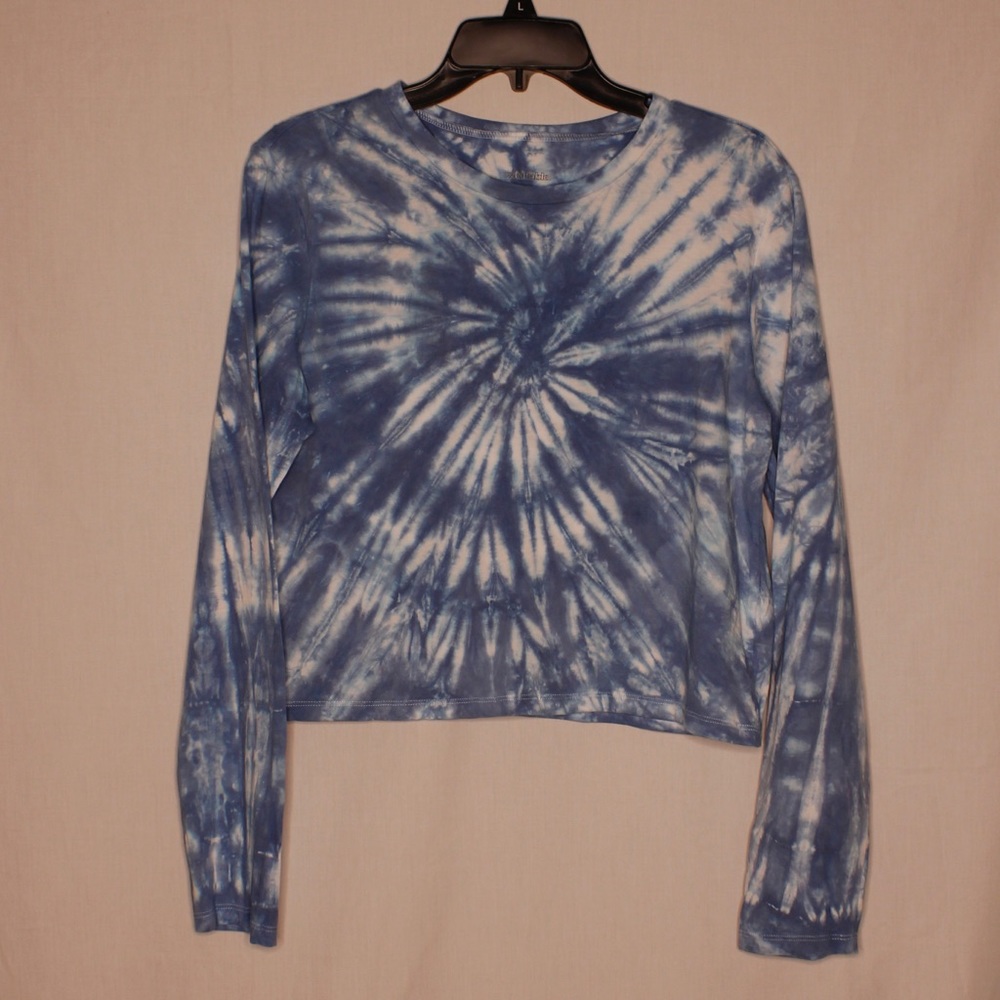Blue Tie Dye Crop